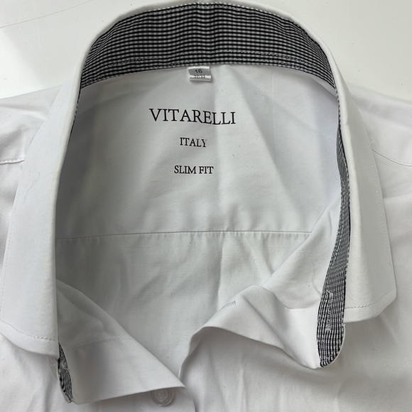 Vitarelli- Italy Slim Fit Men Button Down - Picture 4 of 7